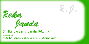 reka janda business card